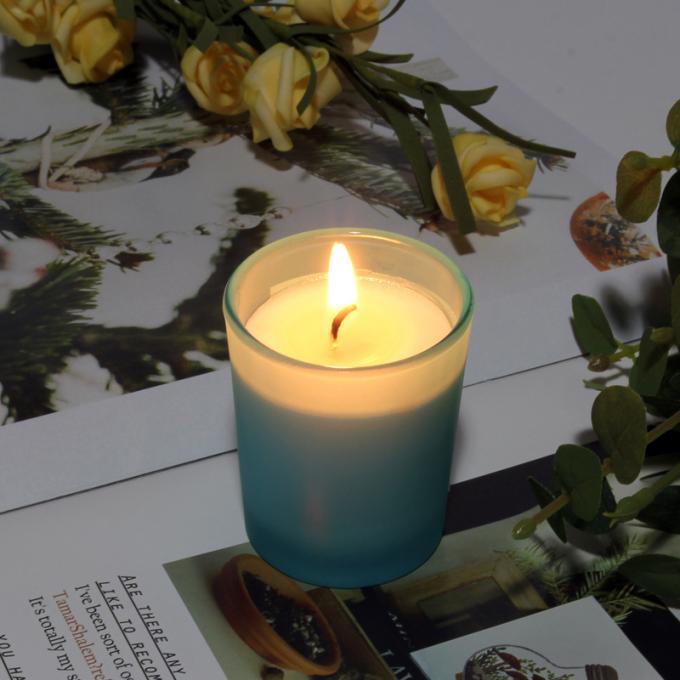 El vidrio duradero sin humo al por mayor 35 horas de madre relajante altamente perfumada duradera sospechó la vela perfumada de los hombres del tarro de las velas