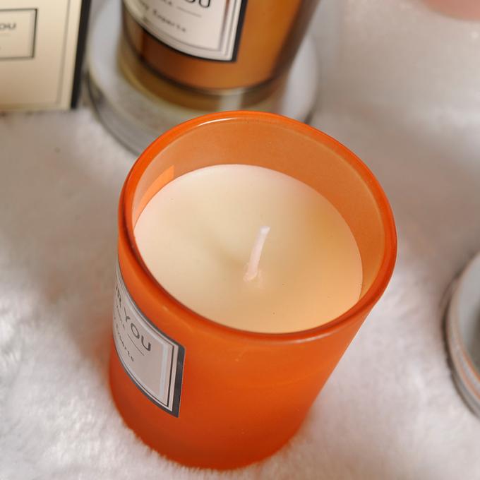 El vidrio duradero sin humo al por mayor 35 horas de madre relajante altamente perfumada duradera sospechó la vela perfumada de los hombres del tarro de las velas