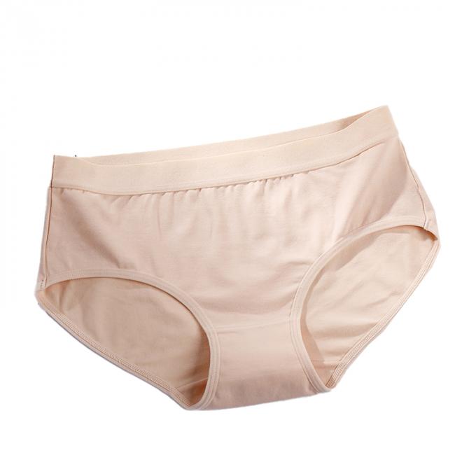 Ropa interior del período del tamaño extra grande de las bragas de las mujeres de la muchacha preciosa respirable del estudiante de la cintura de la muchacha al por mayor del algodón medio de Traceless