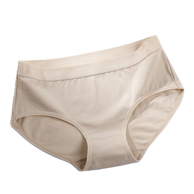 Ropa interior del período del tamaño extra grande de las bragas de las mujeres de la muchacha preciosa respirable del estudiante de la cintura de la muchacha al por mayor del algodón medio de Traceless