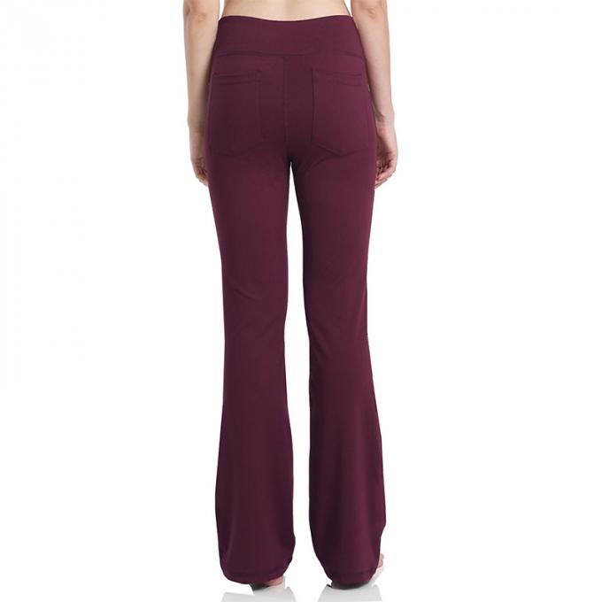 2021 altos pantalones de la yoga de la aptitud de Waisted menosprecian para estirar la yoga inconsútil Legging de la pierna de los pantalones del tamaño extra grande casual amplio de las mujeres