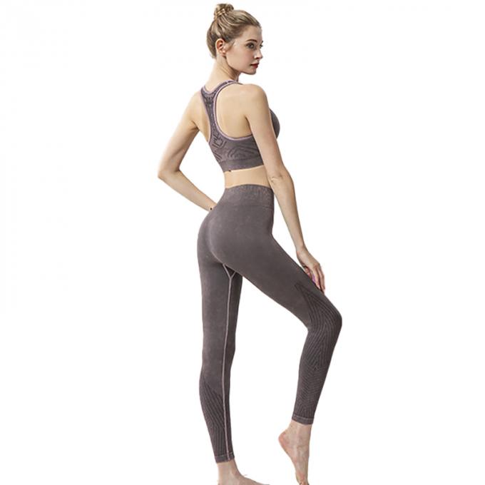 La yoga de la cintura alta de las mujeres de encargo del OEM jadea el control de barriga que adelgaza los pantalones de la yoga del botín del entrenamiento de las polainas del botín