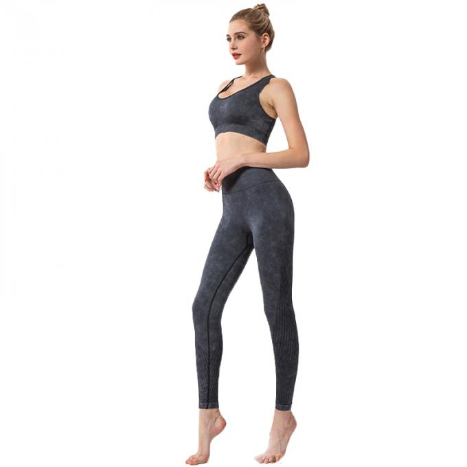 La yoga de la cintura alta de las mujeres de encargo del OEM jadea el control de barriga que adelgaza los pantalones de la yoga del botín del entrenamiento de las polainas del botín