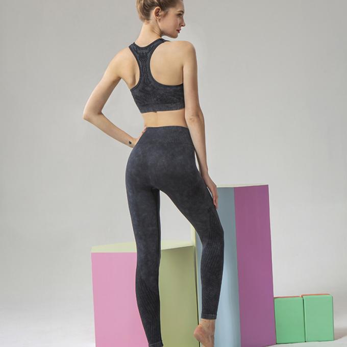 La yoga de la cintura alta de las mujeres de encargo del OEM jadea el control de barriga que adelgaza los pantalones de la yoga del botín del entrenamiento de las polainas del botín