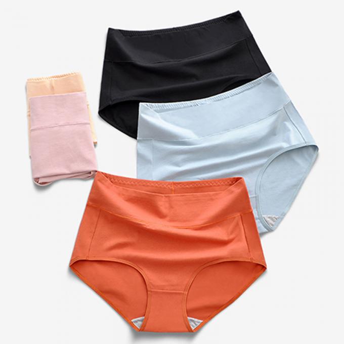 Señora Psnties de la ropa interior de las mujeres del algodón de las mujeres inconsútiles de las bragas del bikini del estiramiento del algodón de las mujeres del esencial