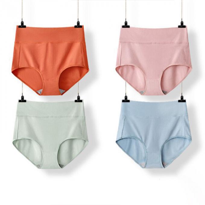 Señora Psnties de la ropa interior de las mujeres del algodón de las mujeres inconsútiles de las bragas del bikini del estiramiento del algodón de las mujeres del esencial