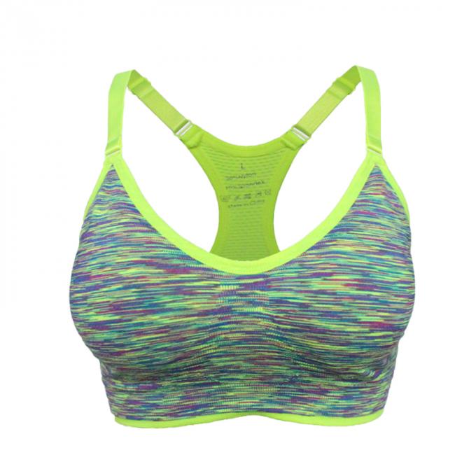 La Rápido-sequedad sólida a prueba de choques de Wicking de la ropa interior de la aptitud superior de las camisas de los sujetadores de los deportes crea el sujetador de los deportes para requisitos particulares de Crossfit
