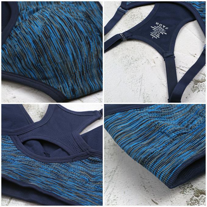 La Rápido-sequedad sólida a prueba de choques de Wicking de la ropa interior de la aptitud superior de las camisas de los sujetadores de los deportes crea el sujetador de los deportes para requisitos particulares de Crossfit