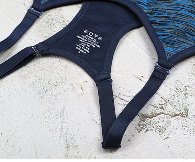 La Rápido-sequedad sólida a prueba de choques de Wicking de la ropa interior de la aptitud superior de las camisas de los sujetadores de los deportes crea el sujetador de los deportes para requisitos particulares de Crossfit