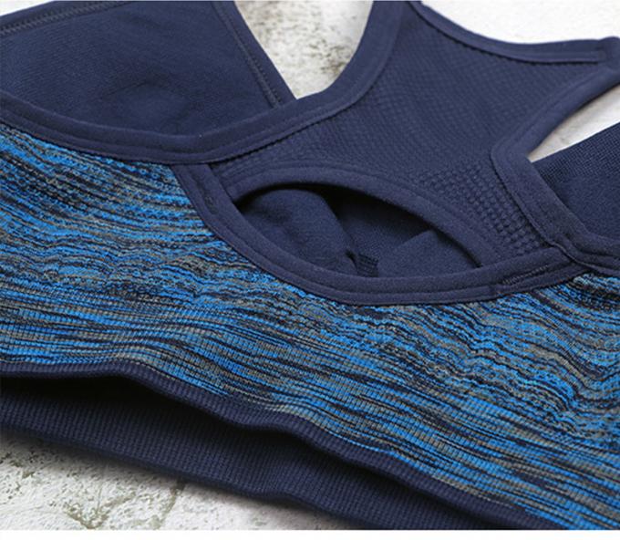 La Rápido-sequedad sólida a prueba de choques de Wicking de la ropa interior de la aptitud superior de las camisas de los sujetadores de los deportes crea el sujetador de los deportes para requisitos particulares de Crossfit
