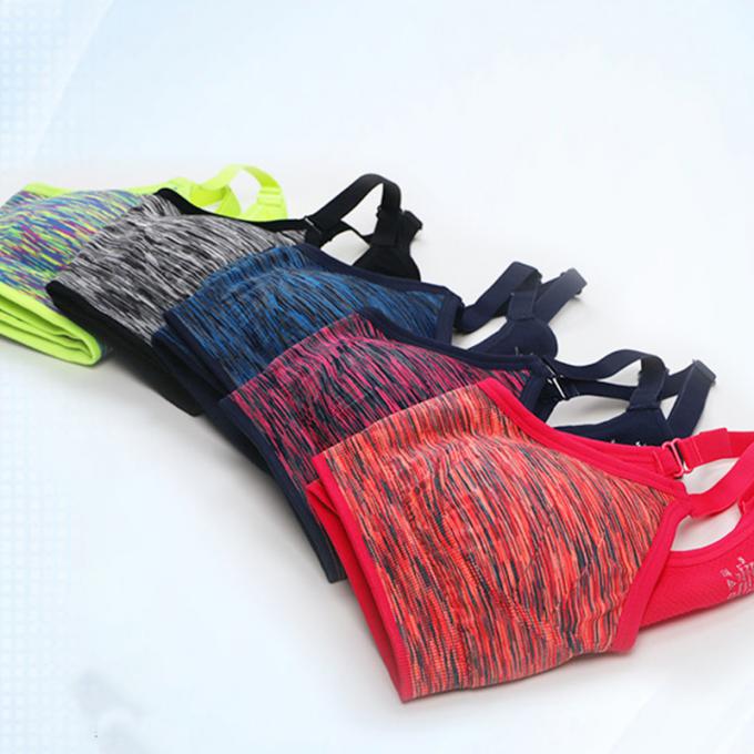 La Rápido-sequedad sólida a prueba de choques de Wicking de la ropa interior de la aptitud superior de las camisas de los sujetadores de los deportes crea el sujetador de los deportes para requisitos particulares de Crossfit