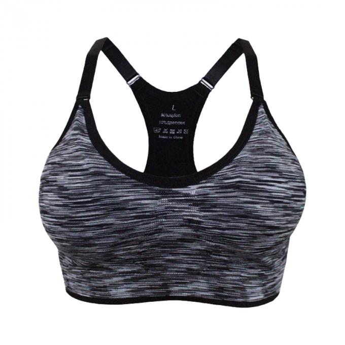 La Rápido-sequedad sólida a prueba de choques de Wicking de la ropa interior de la aptitud superior de las camisas de los sujetadores de los deportes crea el sujetador de los deportes para requisitos particulares de Crossfit