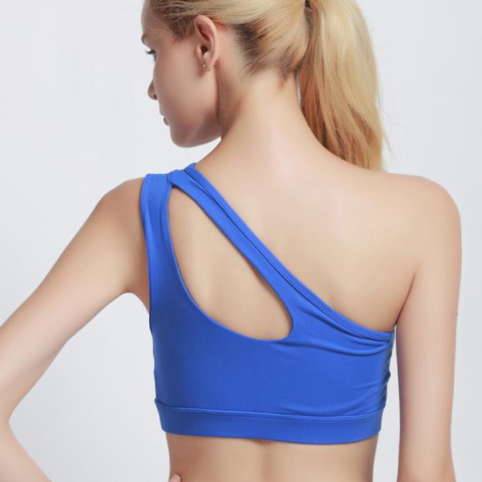 Sujetador sólido a prueba de choques de funcionamiento de las camisetas sin mangas de la yoga de la Rápido-sequedad de Wicking de la ropa interior de la aptitud de las mujeres de los deportes de la moda