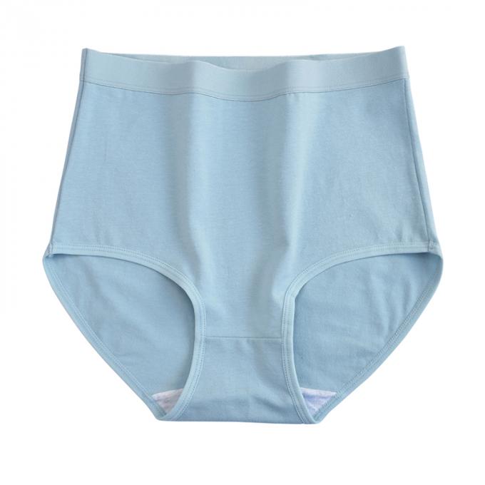 Mediados de cintura del tamaño extra grande del algodón para mujer al por mayor de la ropa interior ningunas bragas de las señoras de la cobertura total del top del mollete breves