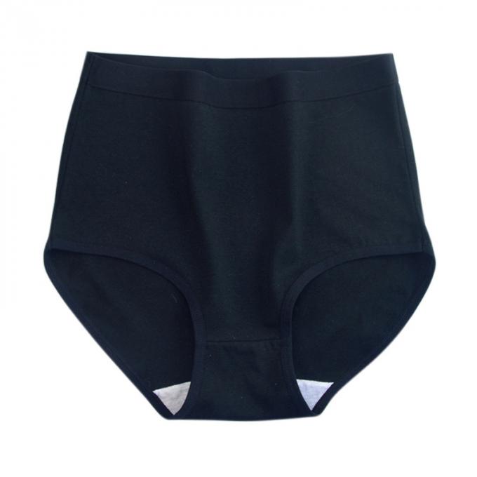 Mediados de cintura del tamaño extra grande del algodón para mujer al por mayor de la ropa interior ningunas bragas de las señoras de la cobertura total del top del mollete breves