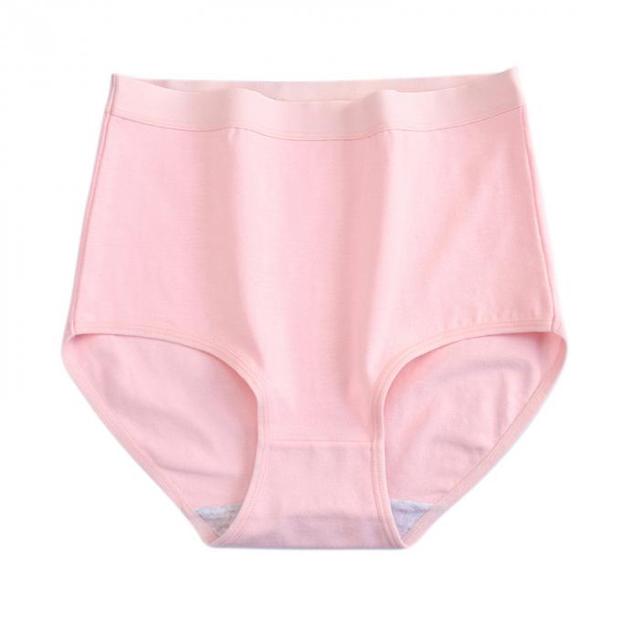 Mediados de cintura del tamaño extra grande del algodón para mujer al por mayor de la ropa interior ningunas bragas de las señoras de la cobertura total del top del mollete breves