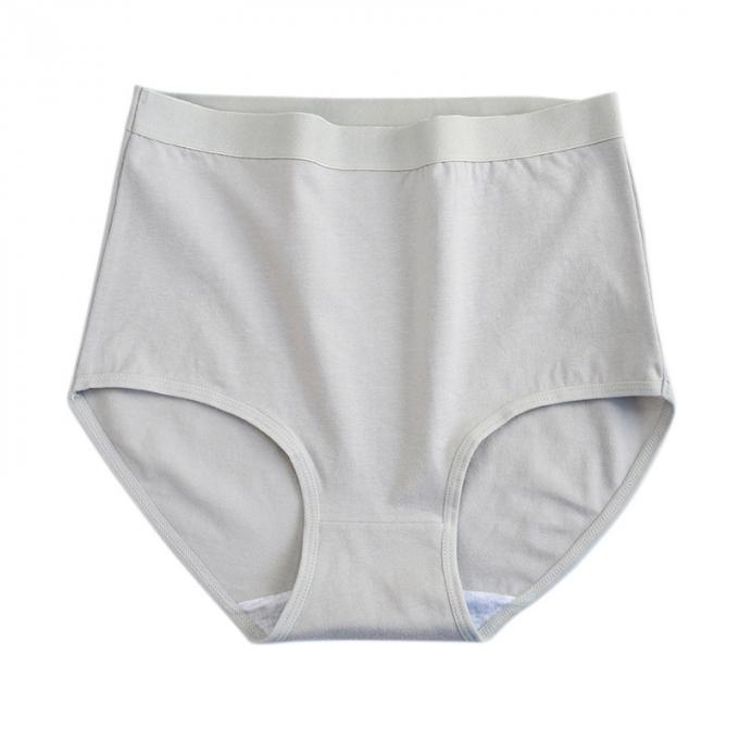 Mediados de cintura del tamaño extra grande del algodón para mujer al por mayor de la ropa interior ningunas bragas de las señoras de la cobertura total del top del mollete breves