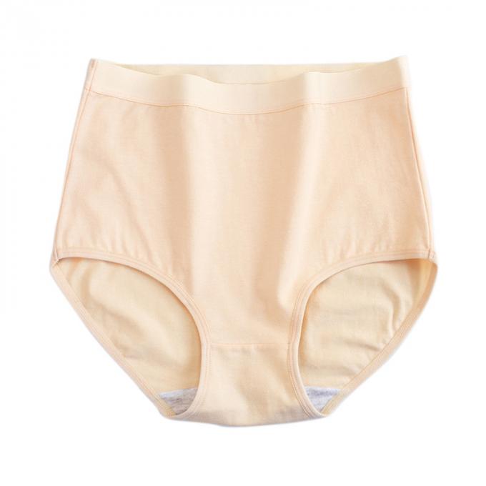 Mediados de cintura del tamaño extra grande del algodón para mujer al por mayor de la ropa interior ningunas bragas de las señoras de la cobertura total del top del mollete breves