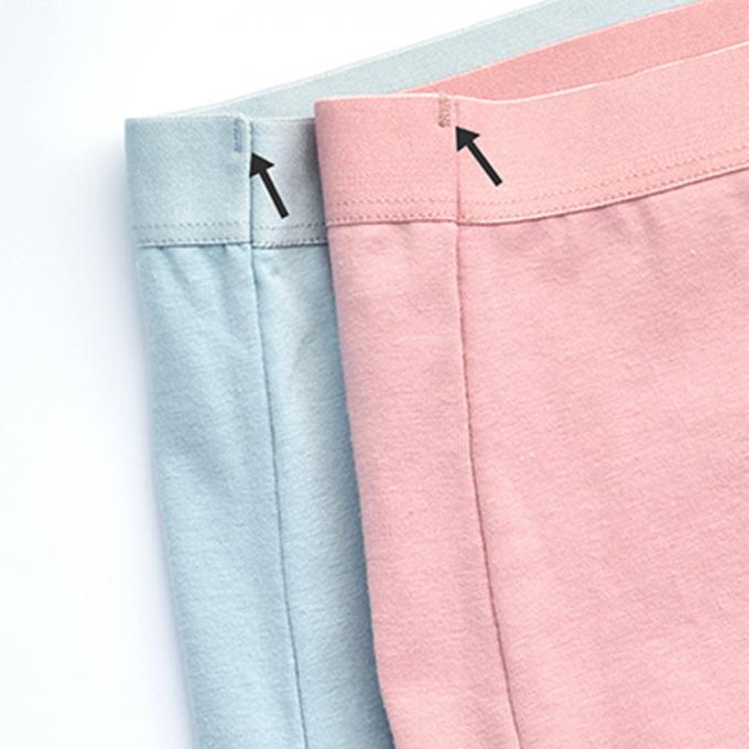 Mediados de cintura del tamaño extra grande del algodón para mujer al por mayor de la ropa interior ningunas bragas de las señoras de la cobertura total del top del mollete breves