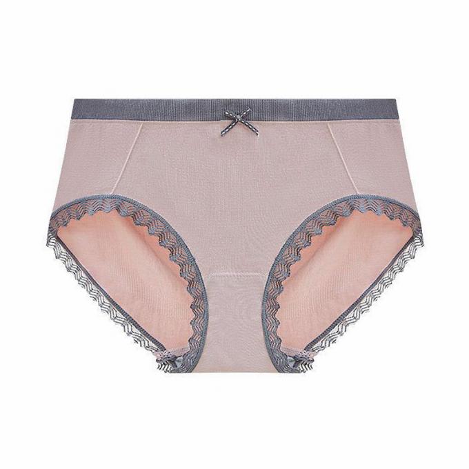 Las bragas al por mayor de la ropa interior atan las bragas del bikini para mujeres inconsútiles de la ropa interior del algodón de la cintura de las mujeres las mediados de