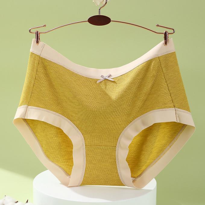 La ropa interior respirable del tamaño extra grande de la cintura de la muchacha al por mayor del algodón medio de Traceless 3 capas se escapa las bragas de las mujeres de la prueba