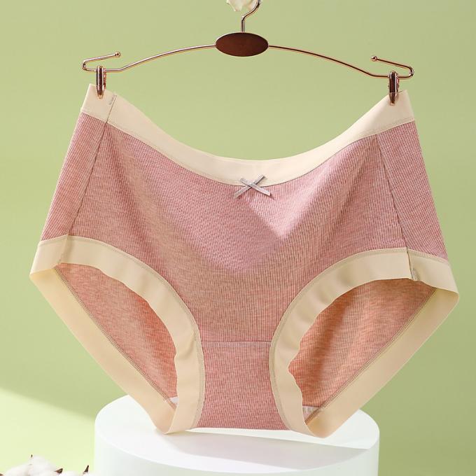 La ropa interior respirable del tamaño extra grande de la cintura de la muchacha al por mayor del algodón medio de Traceless 3 capas se escapa las bragas de las mujeres de la prueba