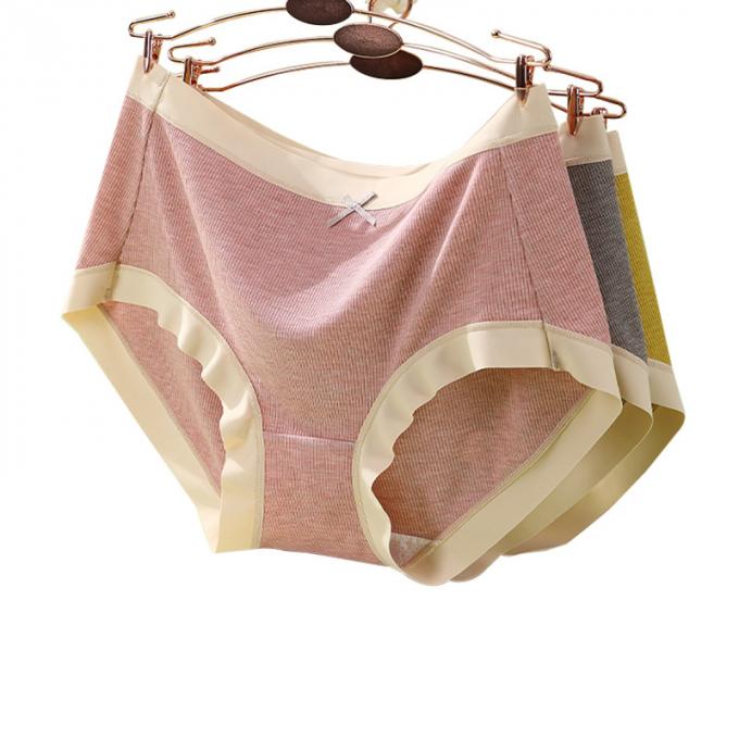 La ropa interior respirable del tamaño extra grande de la cintura de la muchacha al por mayor del algodón medio de Traceless 3 capas se escapa las bragas de las mujeres de la prueba