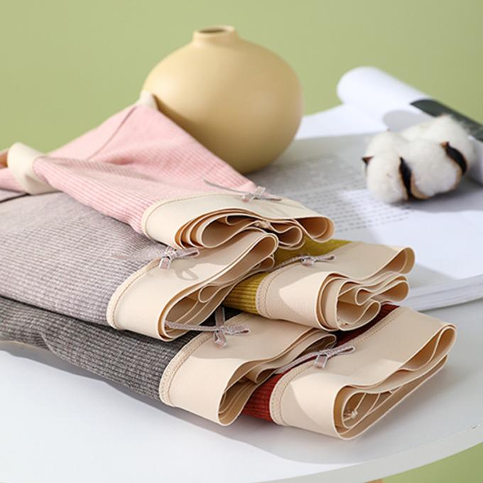 La ropa interior respirable del tamaño extra grande de la cintura de la muchacha al por mayor del algodón medio de Traceless 3 capas se escapa las bragas de las mujeres de la prueba