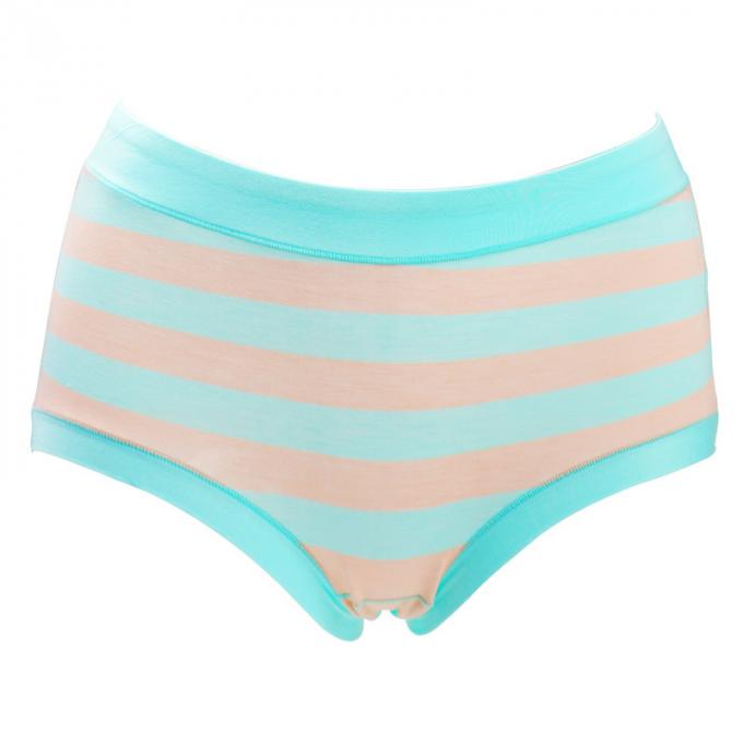 Bragas rayadas modales al por mayor para la ropa interior respirable cómoda de las mujeres del tamaño extra grande del estilo japonés de las señoras