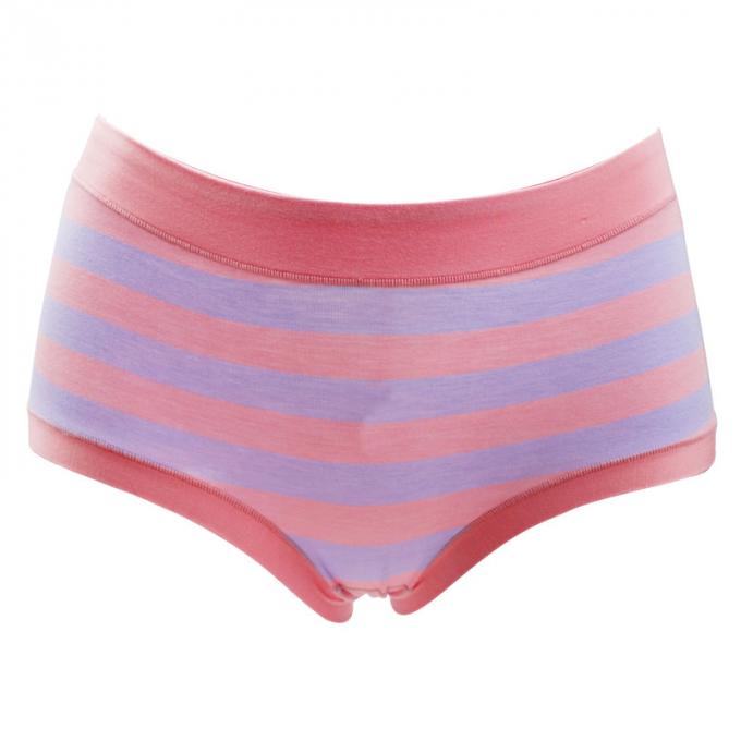 Bragas rayadas modales al por mayor para la ropa interior respirable cómoda de las mujeres del tamaño extra grande del estilo japonés de las señoras