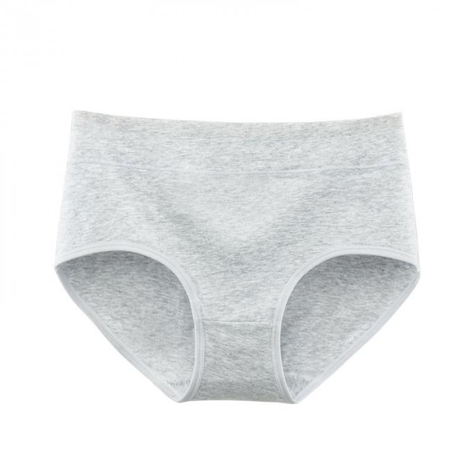 Mediados de tamaño extra grande completo suavemente respirable de la ropa interior de las mujeres del algodón de la subida de las mujeres al por mayor breve para las bragas atractivas del algodón de las mujeres