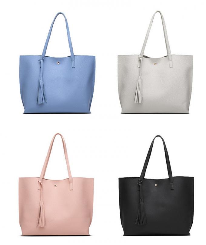 Los nuevos bolsos europeos de las mujeres de los bolsos llevan a hombros el hombro colorido de los bolsos de mano de las señoras de señora School Bag Casual