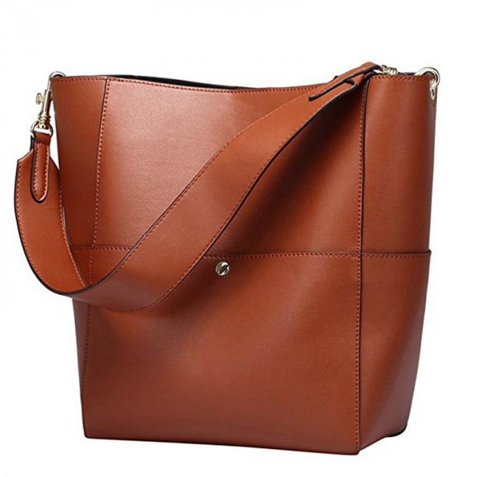 El alto europeo y americano del bolso de cuero de las mujeres del hombro del zurriago de la oficina de la bolsa de asas formó el cuero de las bolsas de asas