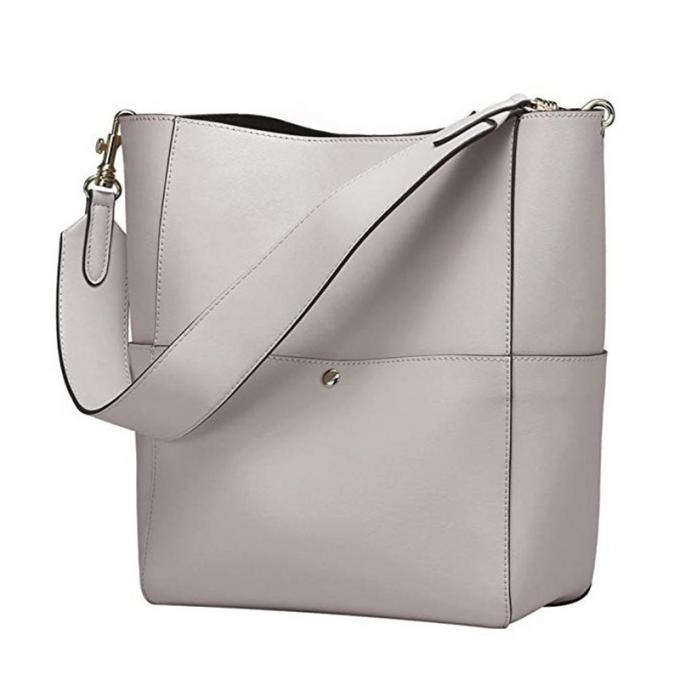 El alto europeo y americano del bolso de cuero de las mujeres del hombro del zurriago de la oficina de la bolsa de asas formó el cuero de las bolsas de asas