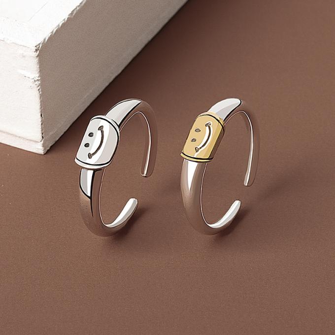Brazaletes de las señoras del brazalete del oro y astilla coreanos al por mayor Bangae de los encantos de Ring Bangle