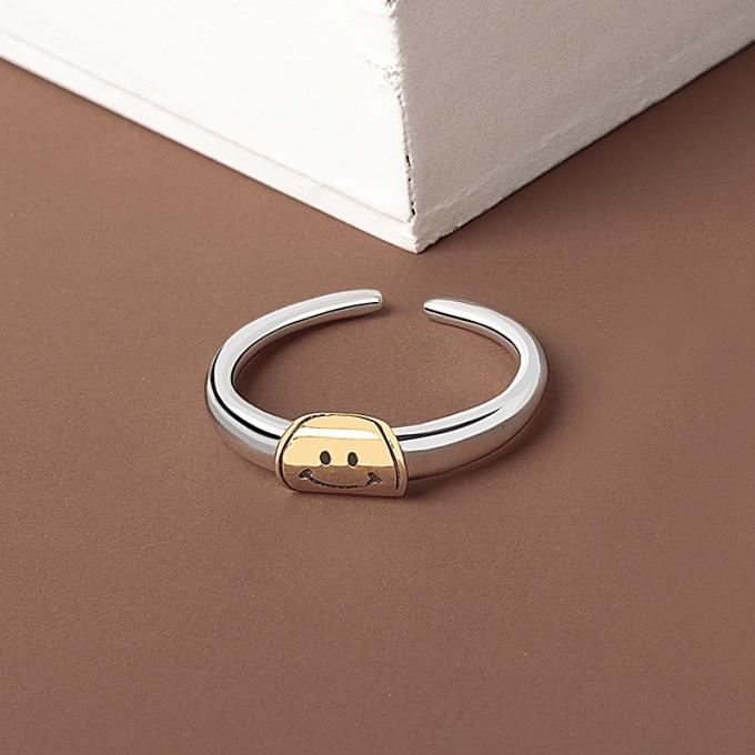 Brazaletes de las señoras del brazalete del oro y astilla coreanos al por mayor Bangae de los encantos de Ring Bangle