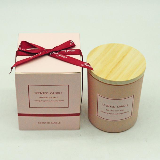 Vela perfumada del Aromatherapy de la soja de la cera sin humo respetuosa del medio ambiente al por mayor de la cera con la caja de regalo de la tapa para el cumpleaños Valentine Day Weddings