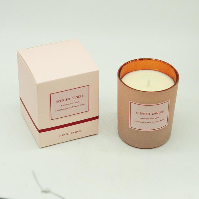 Vela perfumada del Aromatherapy de la soja de la cera sin humo respetuosa del medio ambiente al por mayor de la cera con la caja de regalo de la tapa para el cumpleaños Valentine Day Weddings