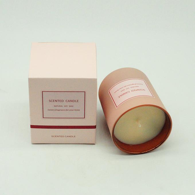 Vela perfumada del Aromatherapy de la soja de la cera sin humo respetuosa del medio ambiente al por mayor de la cera con la caja de regalo de la tapa para el cumpleaños Valentine Day Weddings