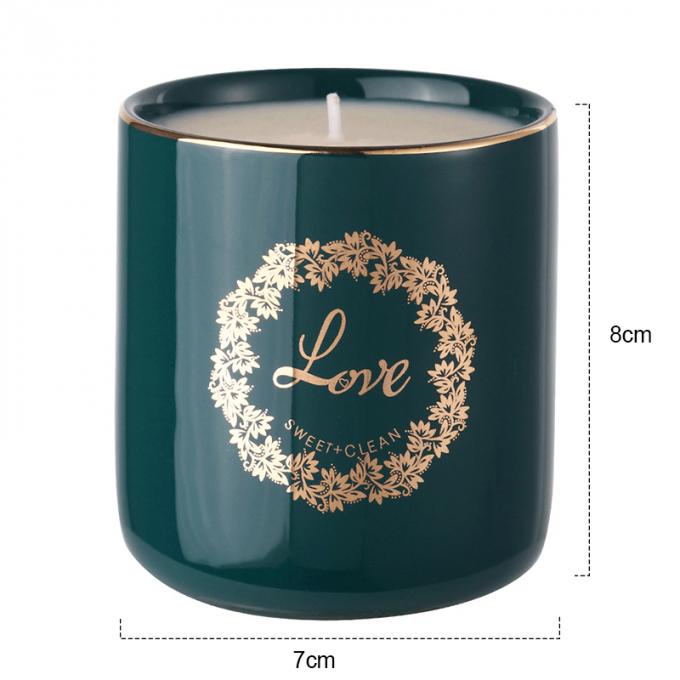 La cera natural Rose Jasmine Scent Luxury de la soja mira al trasluz la venta al por mayor de Valentine Day Weddings Scented Candles del cumpleaños del día de la madre