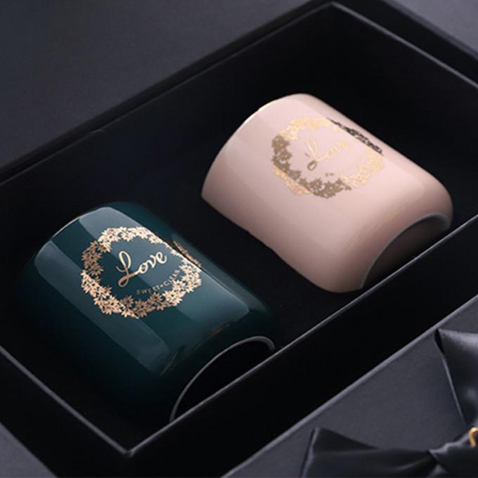 La cera natural Rose Jasmine Scent Luxury de la soja mira al trasluz la venta al por mayor de Valentine Day Weddings Scented Candles del cumpleaños del día de la madre