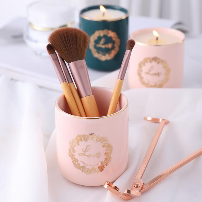 La cera natural Rose Jasmine Scent Luxury de la soja mira al trasluz la venta al por mayor de Valentine Day Weddings Scented Candles del cumpleaños del día de la madre