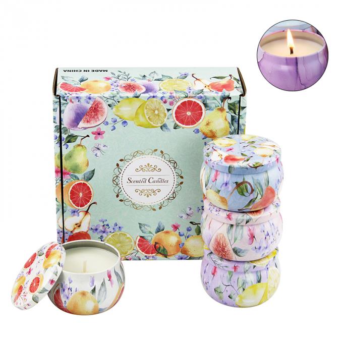 La duración sin humo respetuosa del medio ambiente de Rose Jasmine Scent Mother Day Birthday Valentine Weddings Soy Candle Long sospechó a Tin Candles