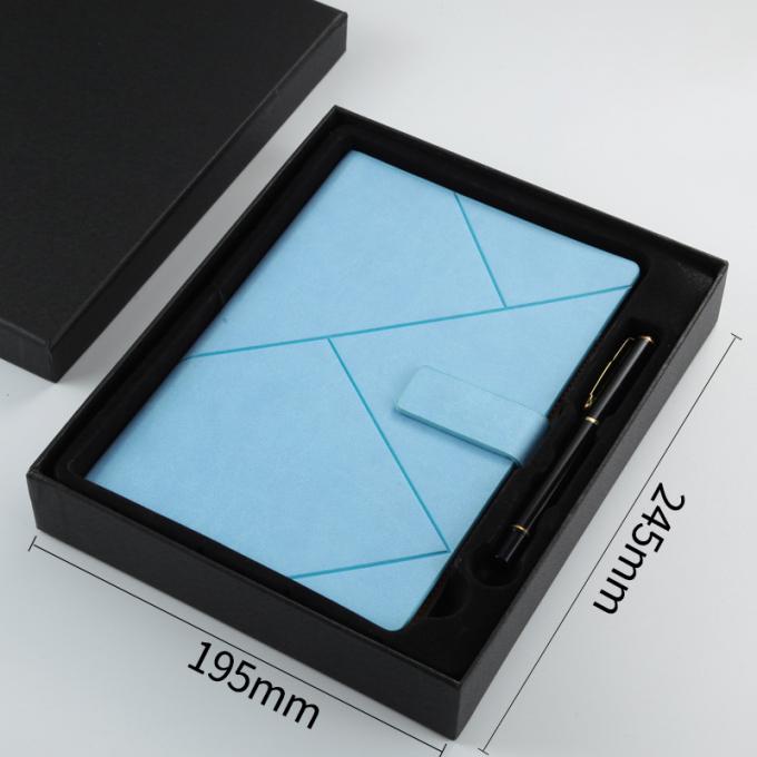 Línea de cerradura del cuaderno del negro del cuaderno A5 del negocio de los viajeros que ata los diarios creativos diarios del cuaderno