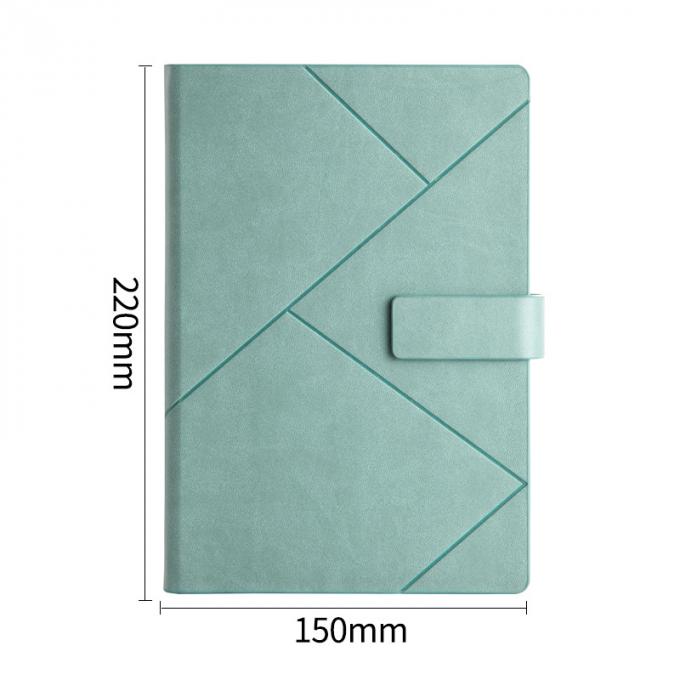 Línea de cerradura del cuaderno del negro del cuaderno A5 del negocio de los viajeros que ata los diarios creativos diarios del cuaderno