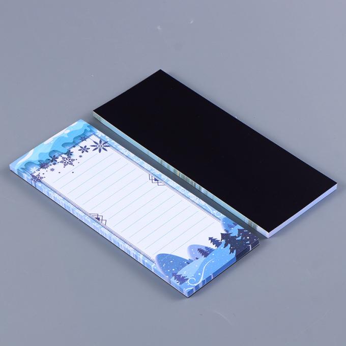 Libretas magnéticas de encargo al por mayor del diseño floral para hacer la lista para las notas pegajosas del imán del refrigerador de la lista del ultramarinos