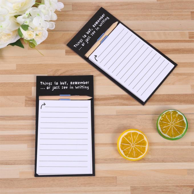 Libretas magnéticas de encargo al por mayor del diseño floral para hacer la lista para las notas pegajosas del imán del refrigerador de la lista del ultramarinos
