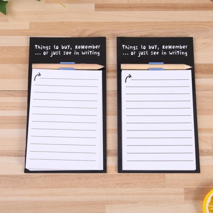 Libretas magnéticas de encargo al por mayor del diseño floral para hacer la lista para las notas pegajosas del imán del refrigerador de la lista del ultramarinos